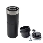 Basmalı Kapaklı Termos 500 ml Siyah (KTT-3000)
