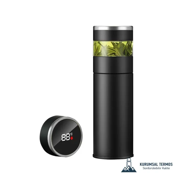 Dereceli Termos 450 Ml - Siyah - KTT 1900