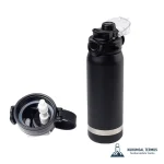 Kilitli Pipetli Termos 800 ml Siyah (KTT-2000)