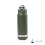Kilitli - Pipetli Termos 800 Ml - Yeşil- KTT 2001
