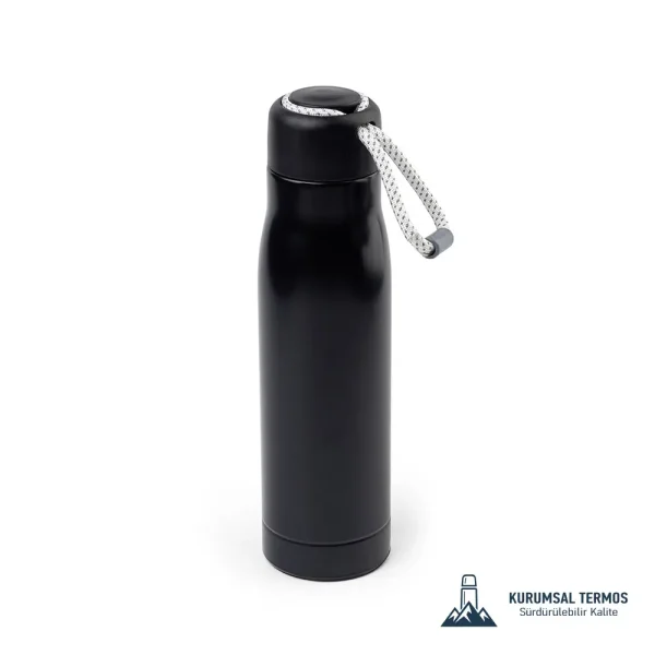 Örgü İpli Termos 500 Ml - Siyah - KTT 1800