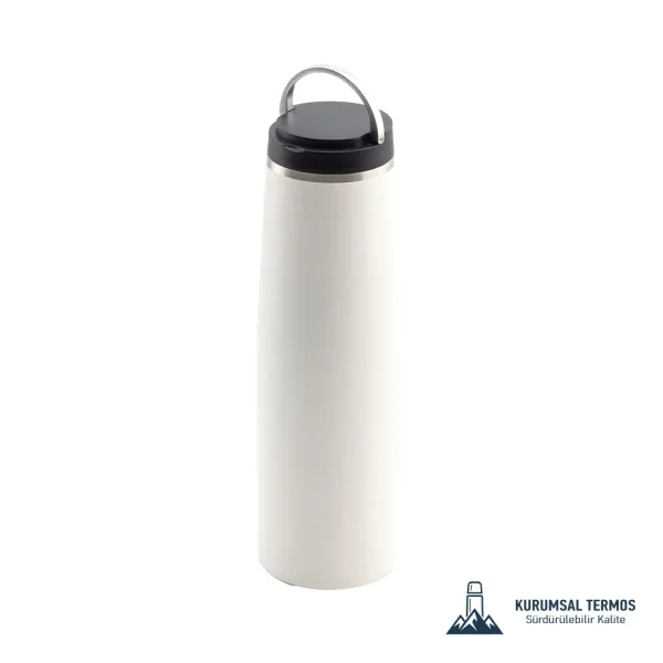 Taşıma Saplı Termos 550 Ml - Beyaz - KTT 1702