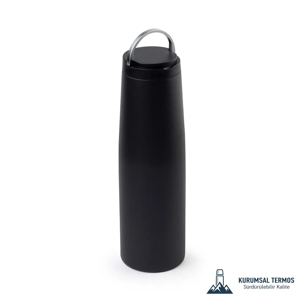 Taşıma Saplı Termos 550 Ml - Siyah- KTT 1700