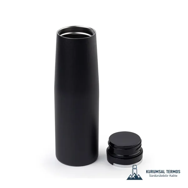 Taşıma Saplı Termos 550 Ml - Siyah- KTT 1700
