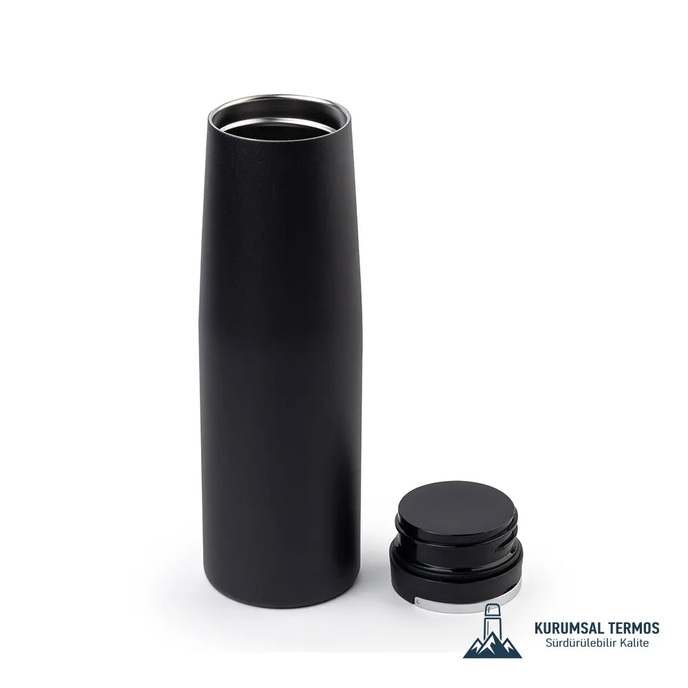 Taşıma Saplı Termos 550 Ml - Siyah- KTT 1700