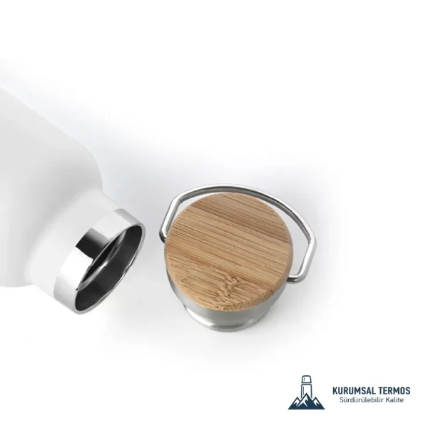 Vakumlu Termos 500 ml Beyaz (KTT-8001)