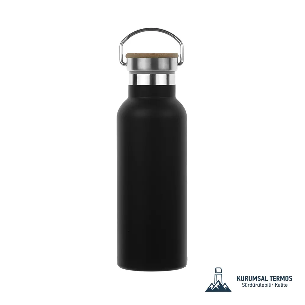 Vakumlu Termos - 500 Ml - Siyah - KTT 8000