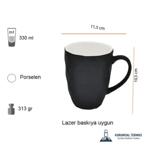 Diamond Porselen Bardak - 330 Ml - KTK 2000