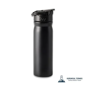 Pipetli Taşıma Saplı Termos - 500 Ml - Siyah - KTT 17000