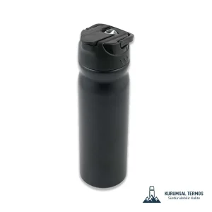 Pipetli Taşıma Saplı Termos - 500 Ml - Siyah - KTT 17000