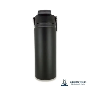 Pipetli Taşıma Saplı Termos 500 ML – Siyah – KTT 7050