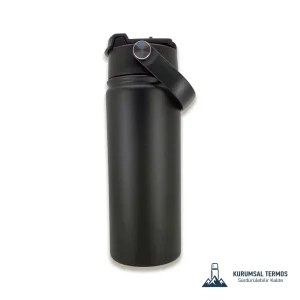 Pipetli Taşıma Saplı Termos 500 ML – Siyah – KTT 7050