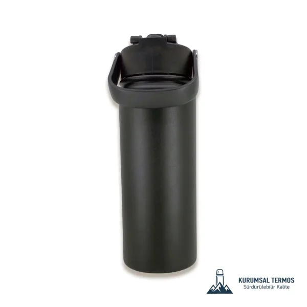 Pipetli Taşıma Saplı Termos 500 ML – Siyah – KTT 7050